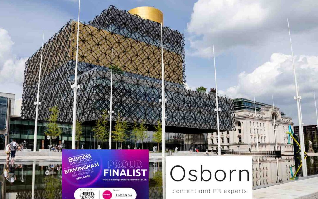 Fast growing Osborn named as finalist for new business award