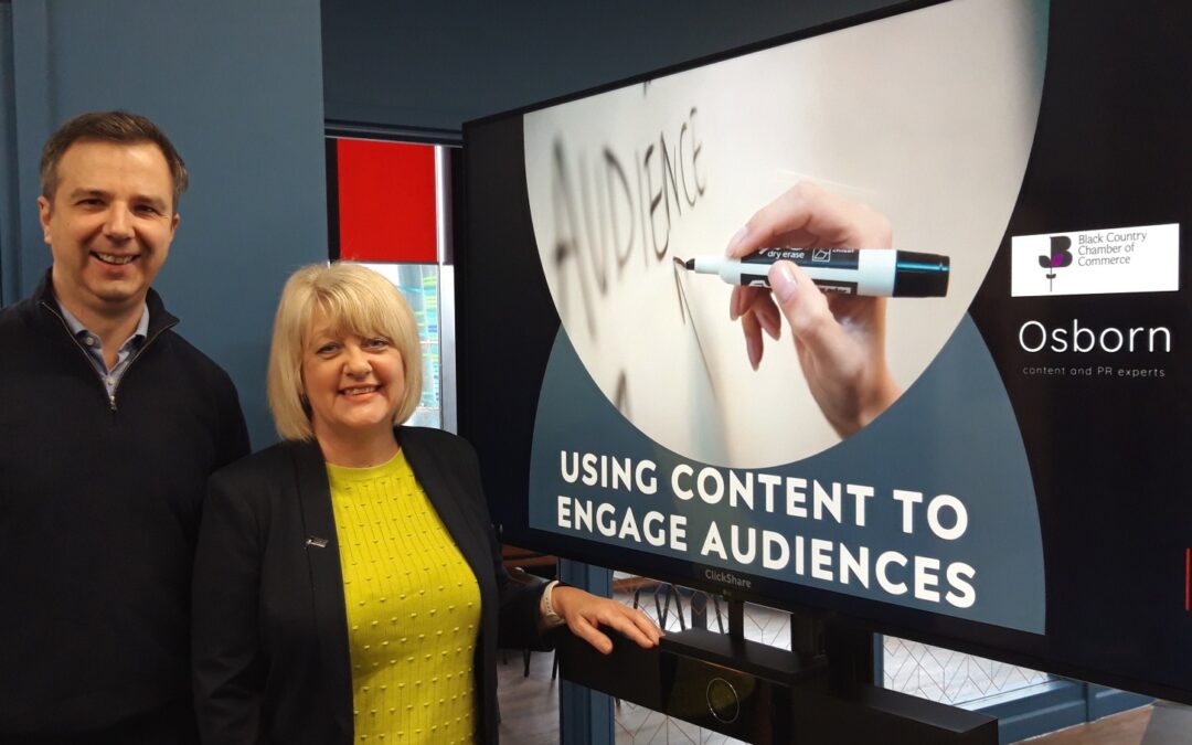 Businesses guided on using content for growth at Osborn workshop