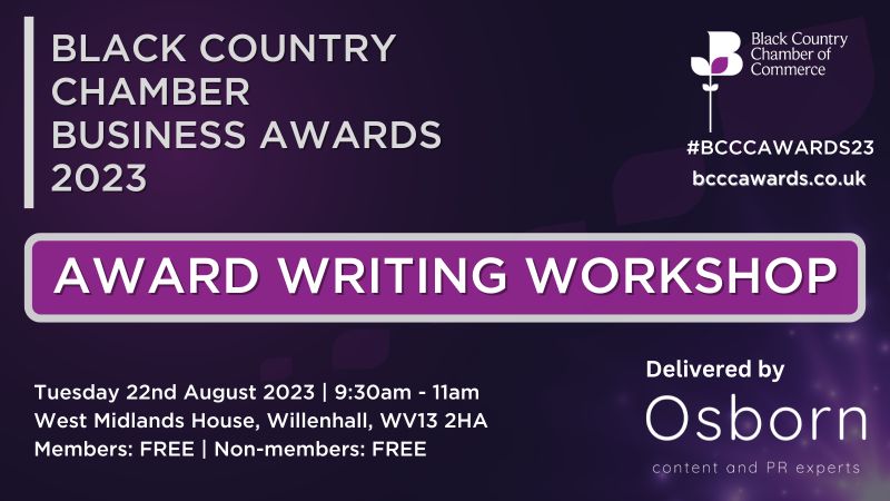 Free Osborn award entry writing workshop returns in August